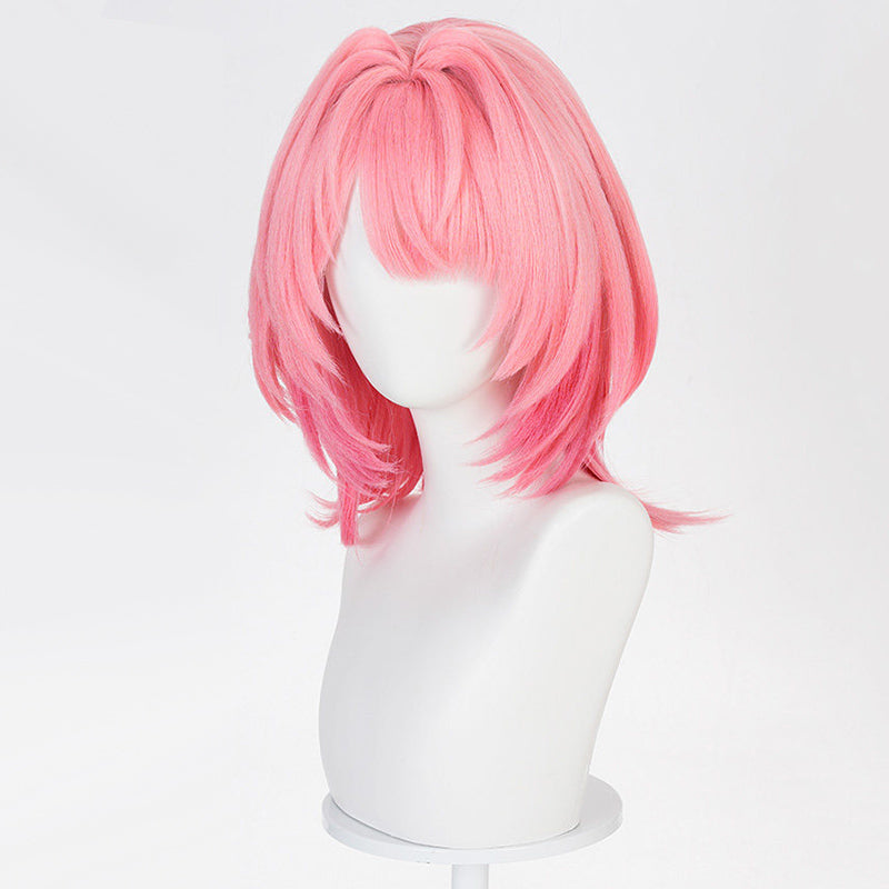 BoomCosplay Game ZZZ Cosplay Ramiel Strawberry red 43cm Wig