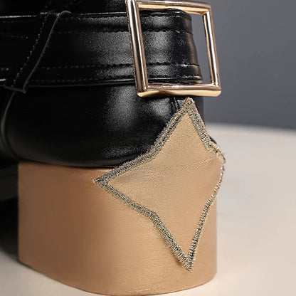 BoomCosplay Game HSR Cosplay Evanescia Schwarze Schuhe