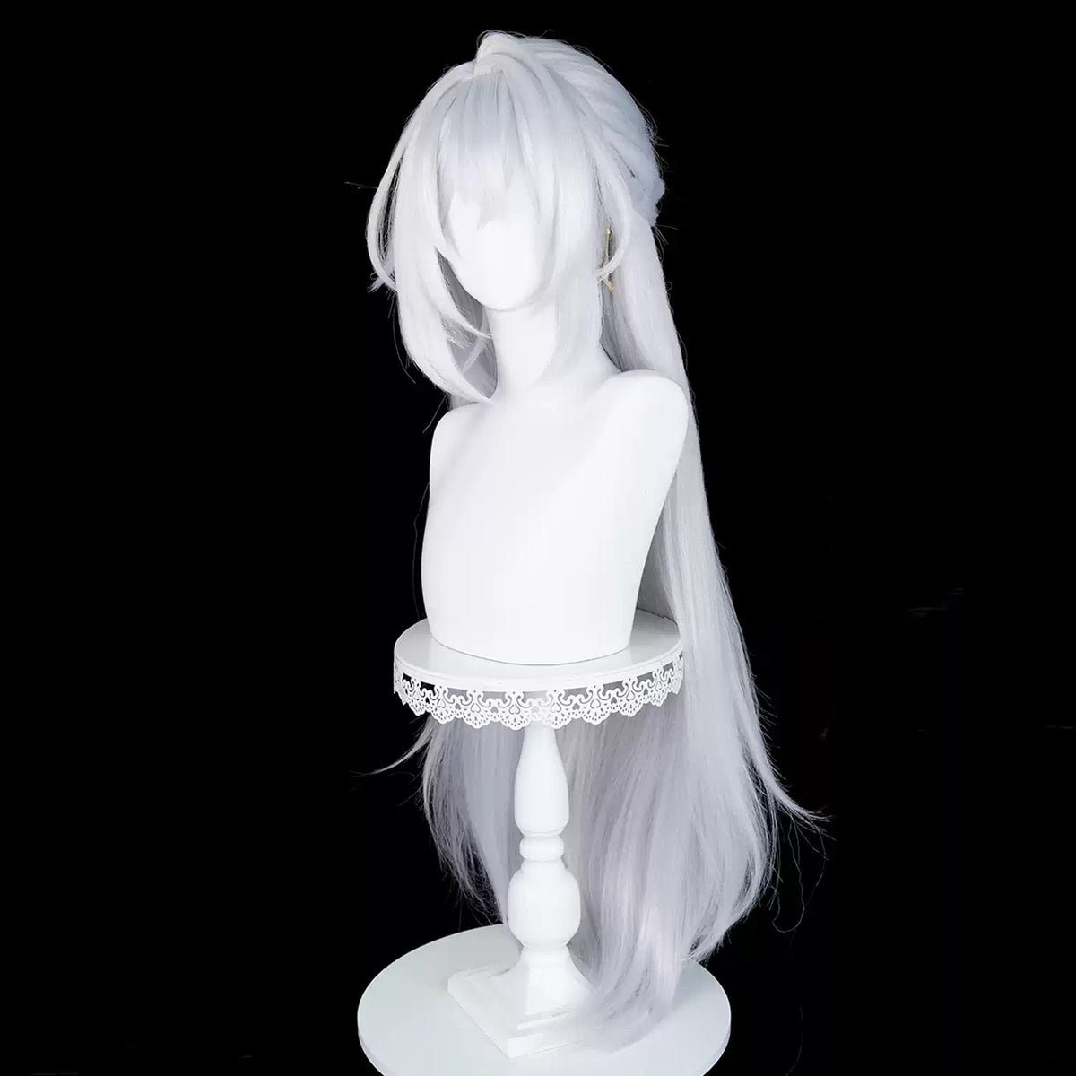 BoomCosplay Game ZZZ Cosplay Severian Lowell Silver White 98cm Wig