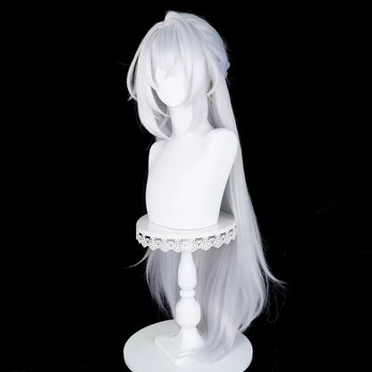 BoomCosplay Game ZZZ Cosplay Severian Lowell Silver White 98cm Wig