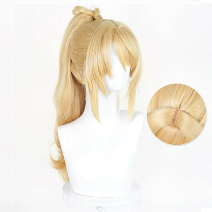 BoomCosplay Game ZZZ Cosplay Sigrid de L'Azur Golden 60cm Wig