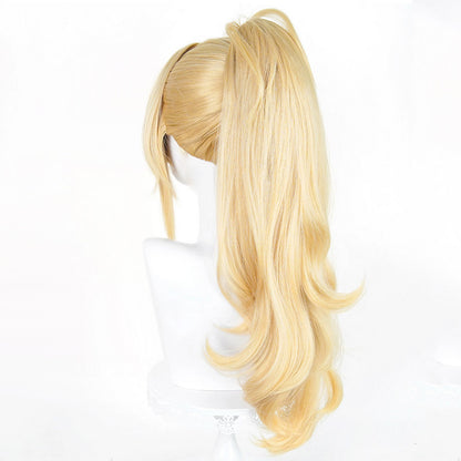 BoomCosplay Game ZZZ Cosplay Sigrid de L'Azur Golden 60cm Wig