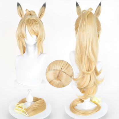 BoomCosplay Game ZZZ Cosplay Sigrid de L'Azur Golden 60cm Wig