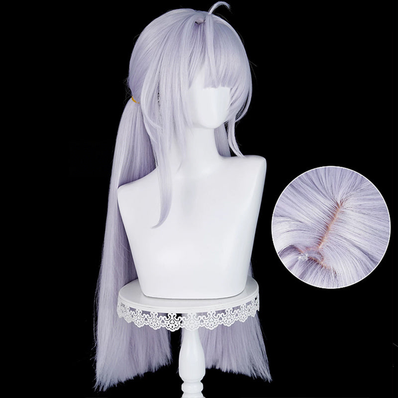 BoomCosplay Game ZZZ Cosplay Velina Airgid Silver Purple 78cm Wig