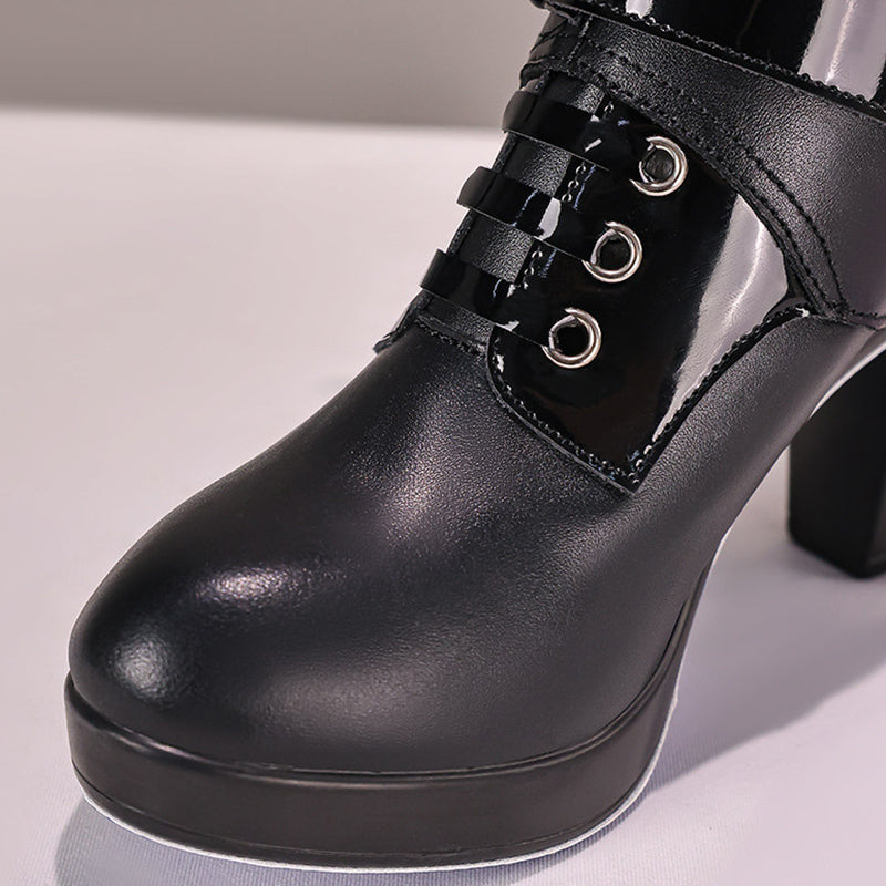BoomCosplay Game HSR Cosplay Evanescia Schwarze Schuhe