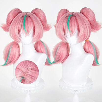 BoomCosplay Game ZZZ Cosplay Virtual Idol Angels of Delusion Aria 52cm Wig