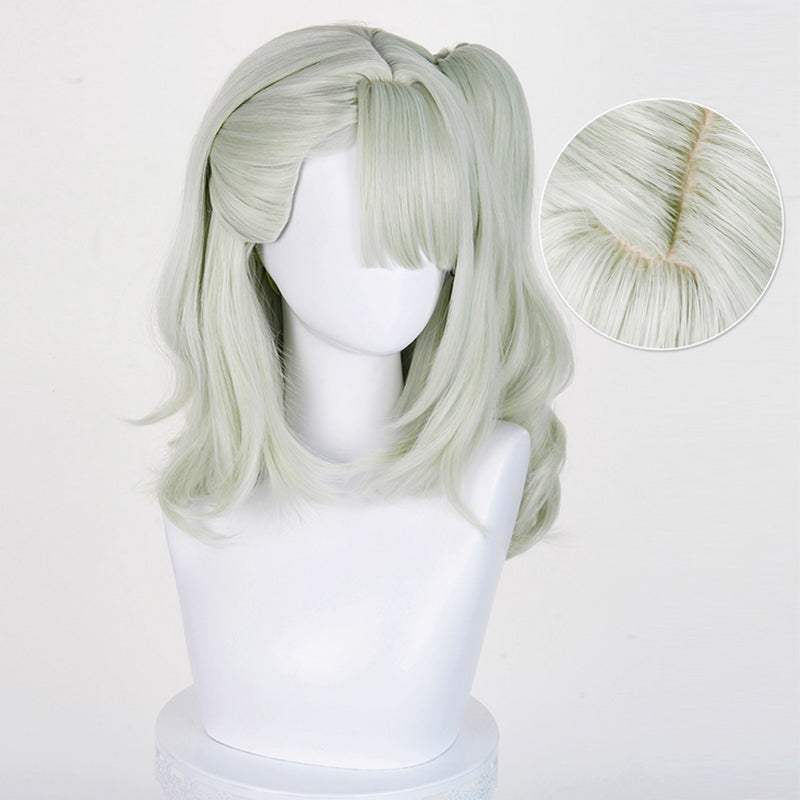 BoomCosplay Game ZZZ Cosplay Virtual Idol Angels of Delusion Chinatsu Remiel Light Cyan 47cm Wig