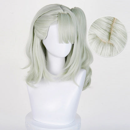 BoomCosplay Game ZZZ Cosplay Virtual Idol Angels of Delusion Chinatsu Remiel Light Cyan 47cm Wig
