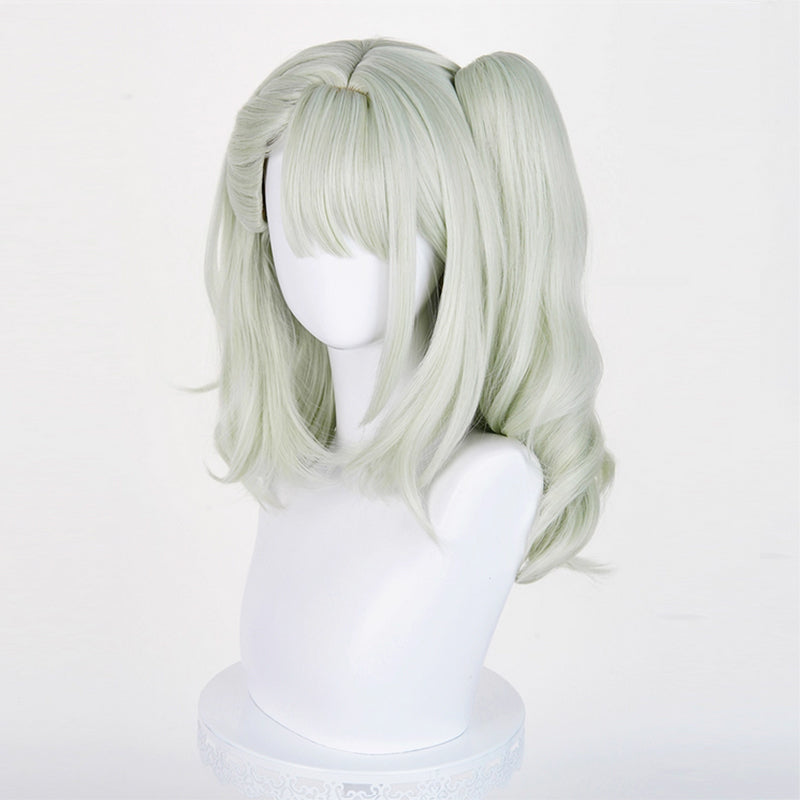 BoomCosplay Game ZZZ Cosplay Virtual Idol Angels of Delusion Chinatsu Remiel Light Cyan 47cm Wig