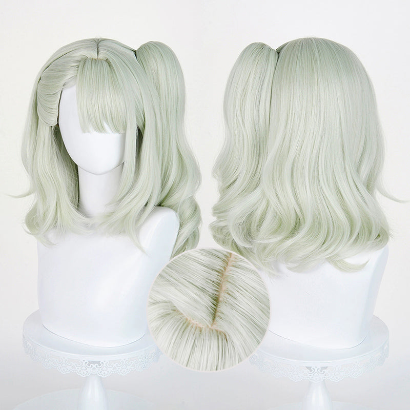 BoomCosplay Game ZZZ Cosplay Virtual Idol Angels of Delusion Chinatsu Remiel Light Cyan 47cm Wig