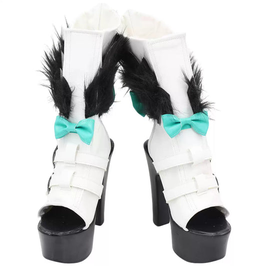 BoomCosplay Game HSR Cosplay Evanescia Schwarze Schuhe