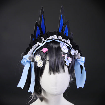 BoomCosplay Virtual YouTuber Cosplay Birb Gothic Lolita Maid Outfit Costume