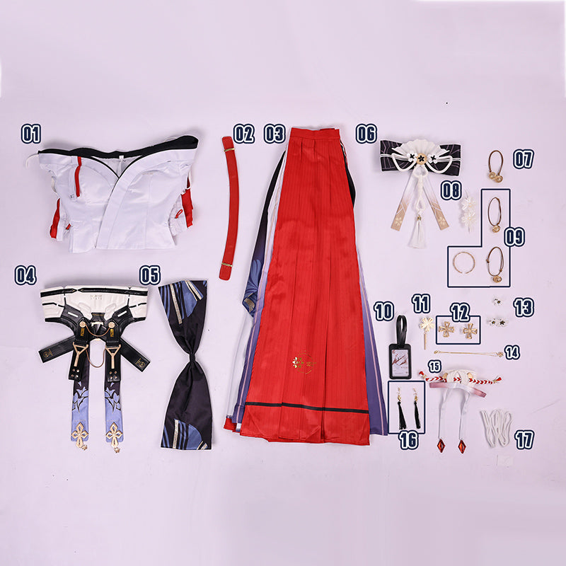 BoomCosplay Game Wuwa Cosplay Hiyuki Costume B Edition