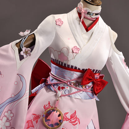 BoomCosplay 【In Stock】【S-XXL】Game HSR Cosplay Evanescia Lunar Blossoming Sakura Costume