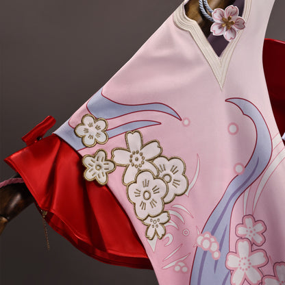 BoomCosplay 【In Stock】【S-XXL】Game HSR Cosplay Evanescia Lunar Blossoming Sakura Costume