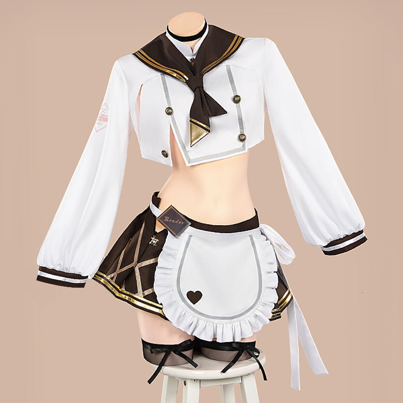 BoomCosplay【S-L】【In Stock】Game Cosplay Bread Girl Costume