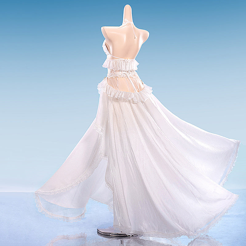 BoomCosplay【S-XL】Game Cosplay Natural White Costume