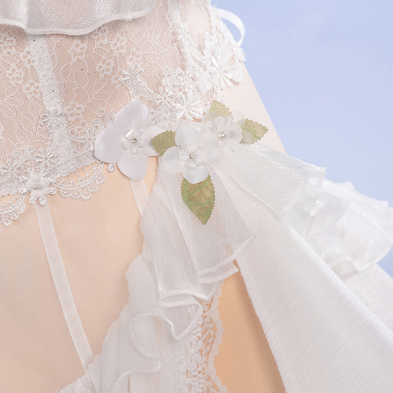 BoomCosplay【S-XL】Game Cosplay Natural White Costume