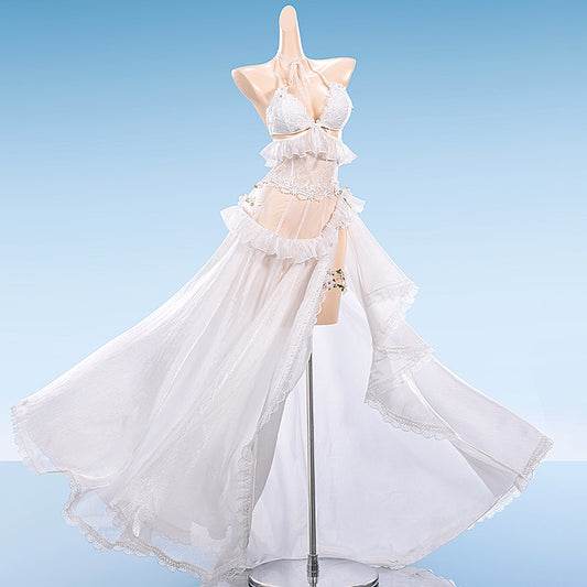BoomCosplay【S-XL】Game Cosplay Natural White Costume