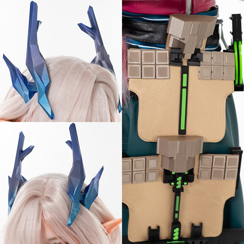 BoomCosplay【S-XL】Game Endfield Cosplay Mi Fu Costume