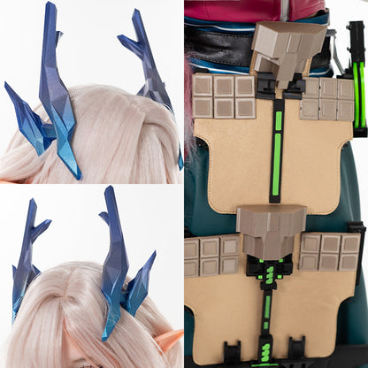 BoomCosplay【S-XL】Game Endfield Cosplay Mi Fu Costume