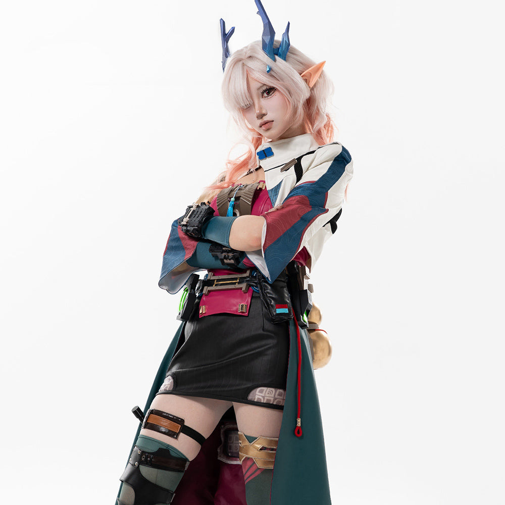 BoomCosplay【S-XL】Game Endfield Cosplay Mi Fu Costume