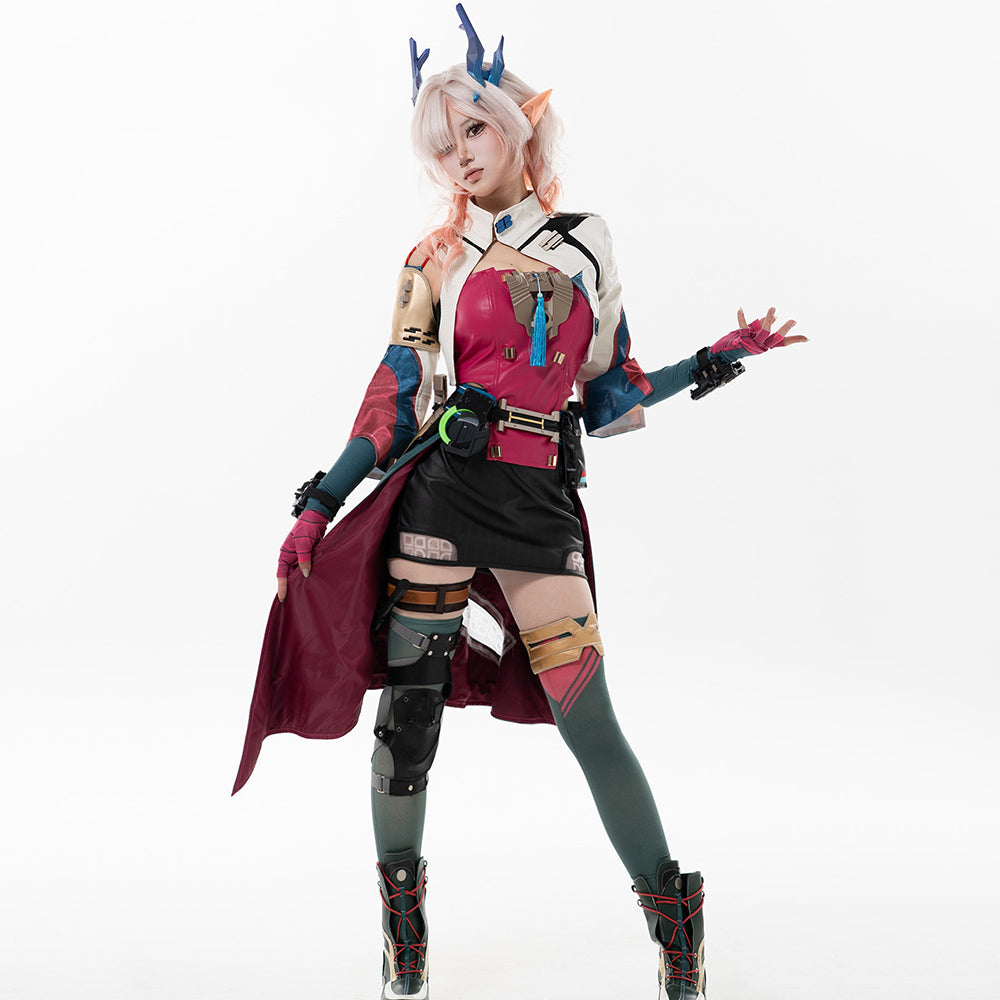 BoomCosplay【S-XL】Game Endfield Cosplay Mi Fu Costume