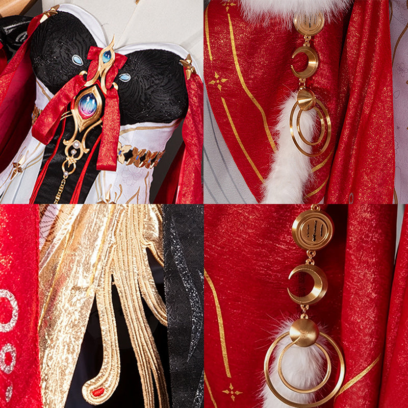 BoomCosplay【S-XL】Game WuWa Cosplay Hsin Costume - Tail not included
