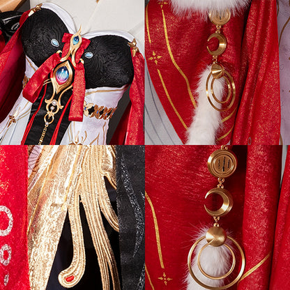 BoomCosplay【S-XL】Game WuWa Cosplay Hsin Costume - Tail not included