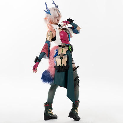 BoomCosplay【S-XL】Game Endfield Cosplay Mi Fu Costume