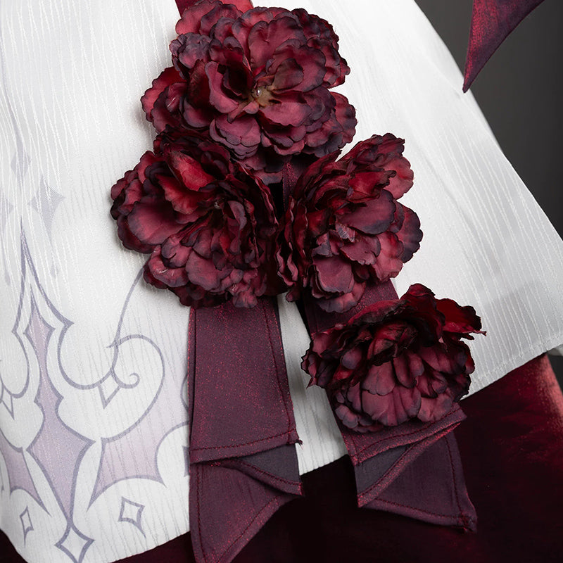 BoomCosplay【S-XL】Game Genshin Cosplay Damselette Columbina Vampire Girl Costume