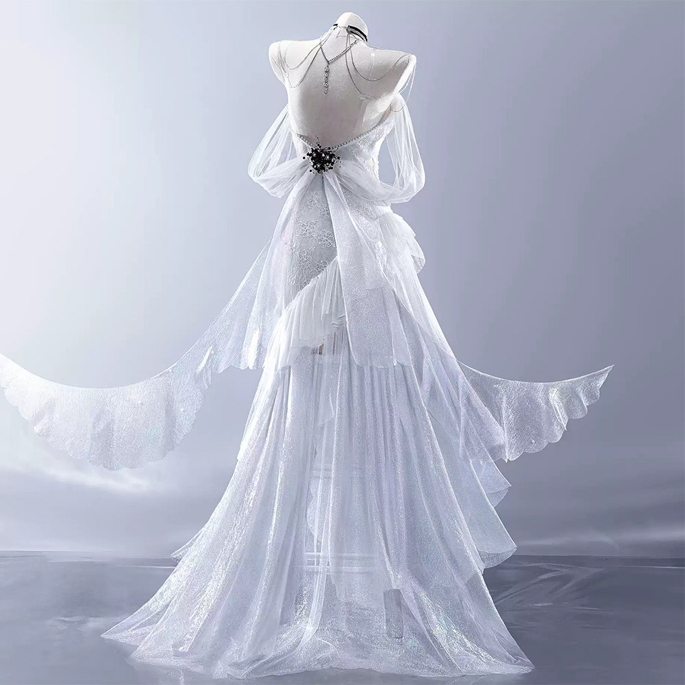 BoomCosplay【S-XL】【In Stock】Game WuWa Cosplay The Shorekeeper All That Resonates Costume