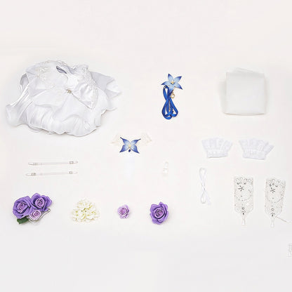 BoomCosplay【S-XXL】Game Azur Ship Girl Cosplay Shinano Oath Skin Vow of Blossoms and Dreams Costume