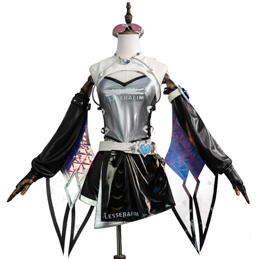 BoomCosplay【S-XXL】Game Cosplay Girl Group A Collab Skin Costume