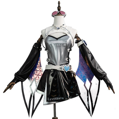 BoomCosplay【S-XXL】Game Cosplay Girl Group A Collab Skin Costume