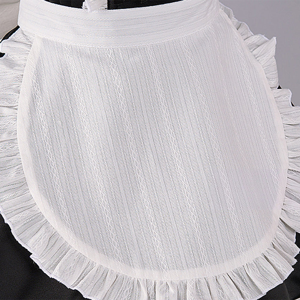 BoomCosplay【S-XXL】Game Cosplay Glass Curtsy Maid Dress Costume