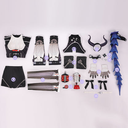 BoomCosplay【S-XXL】Game Endfield Cosplay Typhoeus Costume