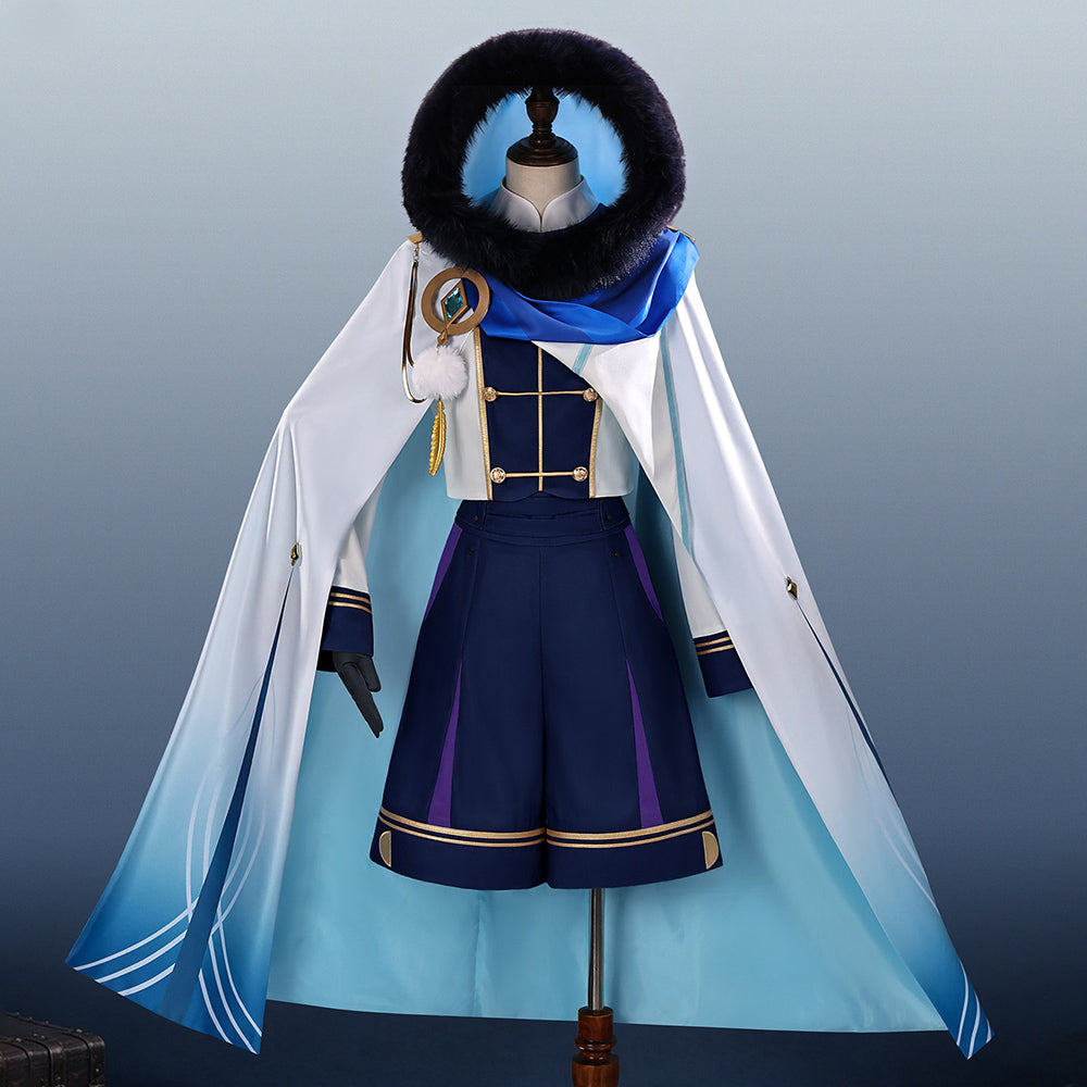 BoomCosplay 【S-XXL】Game Genshin Cosplay HoYoFair 2026 Scaramouche Wanderer Costume