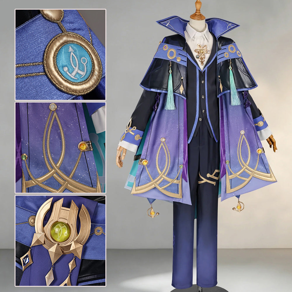 BoomCosplay【S-XXL】Game Genshin Cosplay Mitya Costume