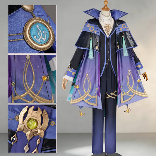 BoomCosplay【S-XXL】Game Genshin Cosplay Mitya Costume