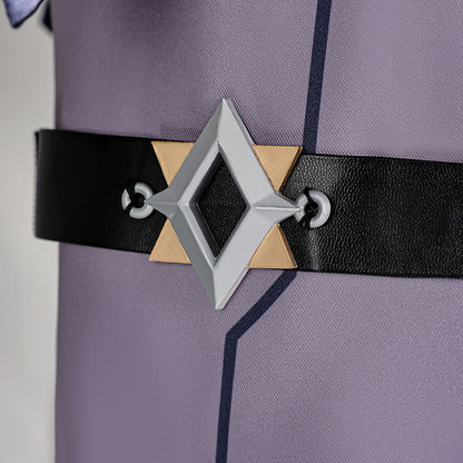 BoomCosplay【S-XXL】Game Genshin Cosplay Player Male Traveler Aether Hunter of the Winter Night Costume