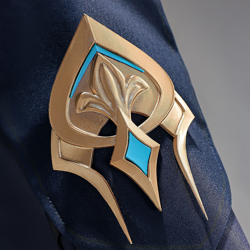 BoomCosplay【S-XXL】Game Genshin Cosplay Player Male Traveler Aether Hunter of the Winter Night Costume