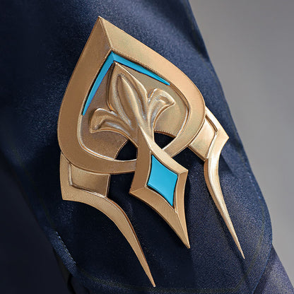BoomCosplay【S-XXL】Game Genshin Cosplay Player Male Traveler Aether Hunter of the Winter Night Costume