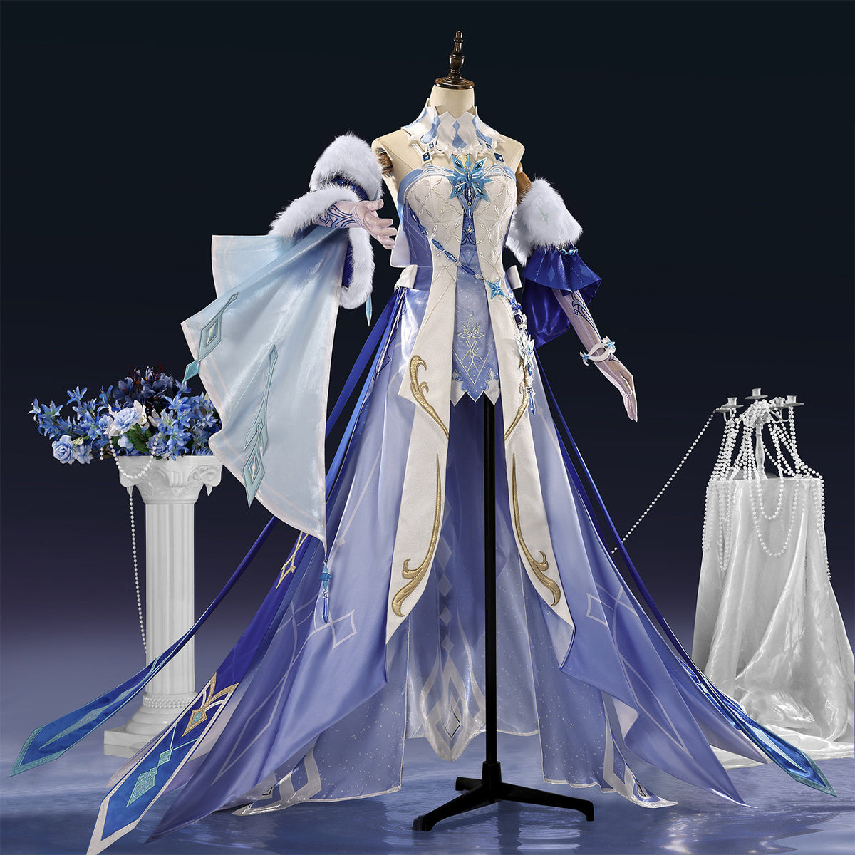 BoomCosplay【S-XXL】Game Genshin Cosplay Tsaritsa Costume