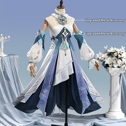 BoomCosplay 【S-XXL】Game Genshin Cosplay Vodyanitsa New Edition Costume