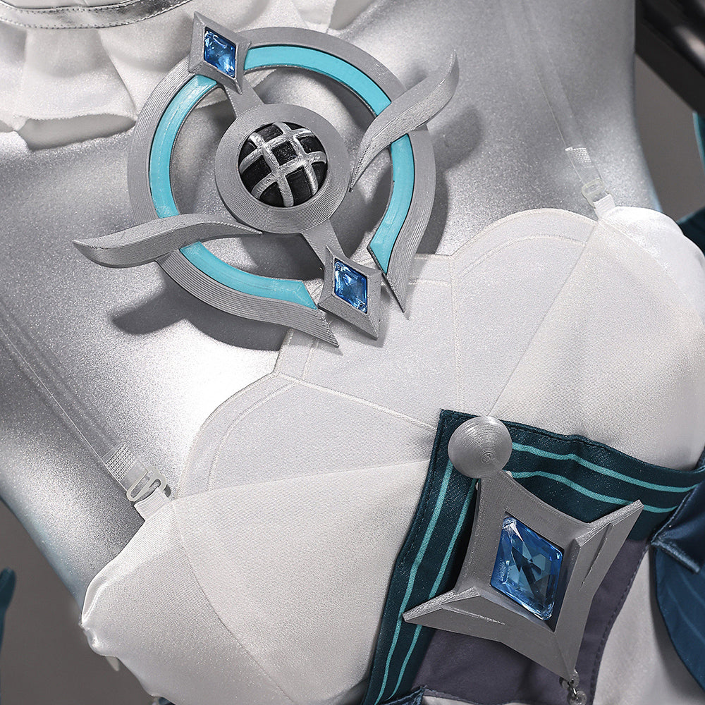 BoomCosplay 【S-XXL】Game Genshin Cosplay Vodyanitsa New Edition Costume