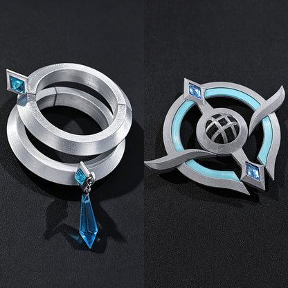 BoomCosplay 【S-XXL】Game Genshin Cosplay Vodyanitsa New Edition Costume