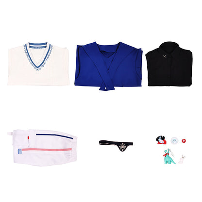 BoomCosplay【S-XXL】Game HSR Cosplay Anaxa Hyacine Collab Costume