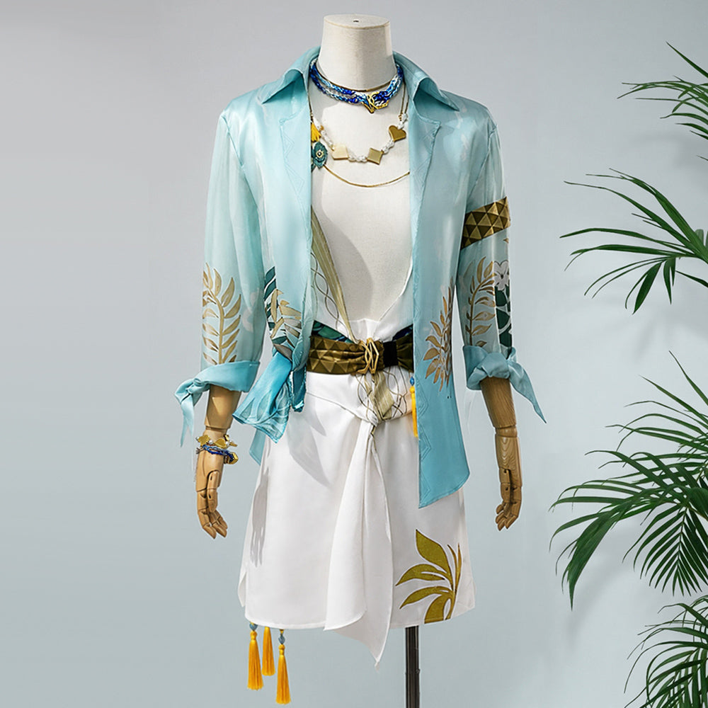 BoomCosplay【S-XXL】Game HSR Cosplay Aventurine Waveflair Costume