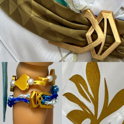 BoomCosplay【S-XXL】Game HSR Cosplay Aventurine Waveflair Costume